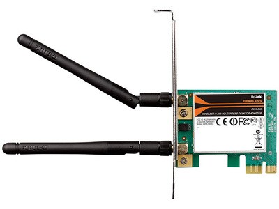 Adaptateur de bureau PCI Express N300 sans fil DWA-548 D-Link