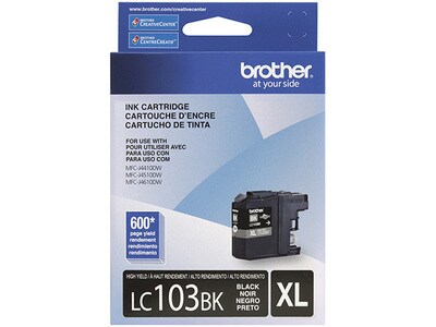 Brother LC103BKS High-Yield Ink Cartridge - Black