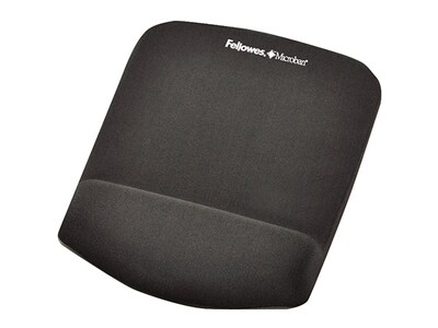 Fellowes 9252202 PlushTouch Graphite Mouse Pad with Wrist Rest