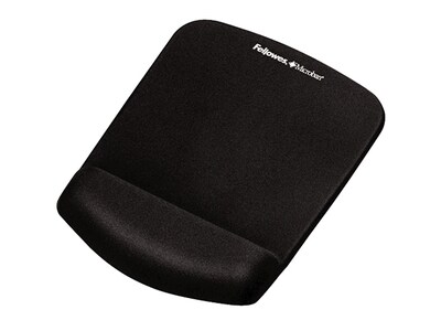 Fellowes 9252002 PlushTouch Black Mouse Pad with Wrist Rest