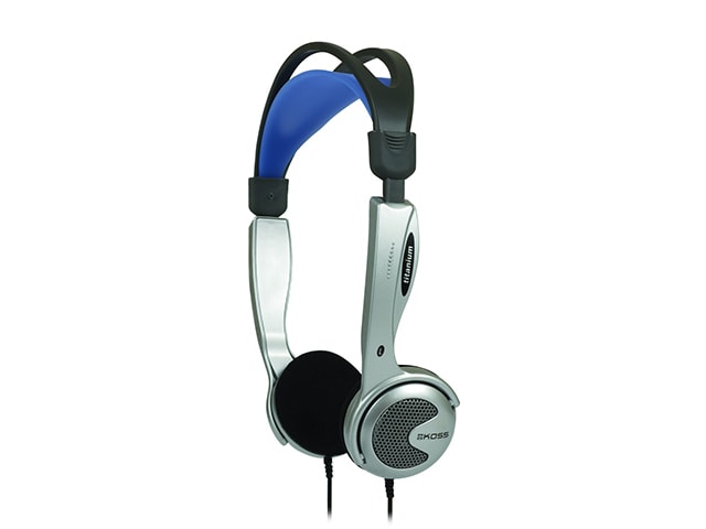 Koss KTXPRO1 On-Ear Wired Headphones - Silver & Blue