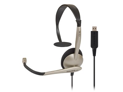 Koss CS95 USB Communications Multi-Media On-Ear PC Headset - Beige