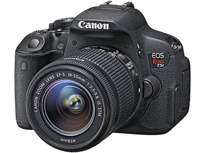 Appareil photo DSLR 18 Mpx EOS Rebel T5i de Canon avec objectif IS STM 18-55 mm