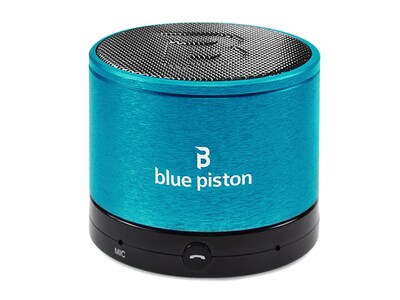 Haut parleur Bluetooth sans fil LGX-10612 Blue Piston de Logiix - Turquoise