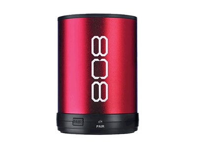 808 Audio SP808RD Bluetooth Portable Speaker - Red