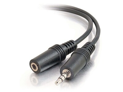 C2G 40405 0.46m (1.5ft) 3.5mm M/F Stereo Audio Extension Cable