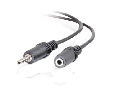 C2G 40407 1.8m (6ft) 3.5mm Stereo Audio Extension Cable M/F