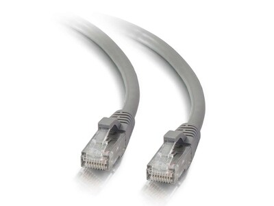 C2G 24814 30cm (1') Cat5e Snagless Unshielded (UTP) Network Patch Cable - Grey