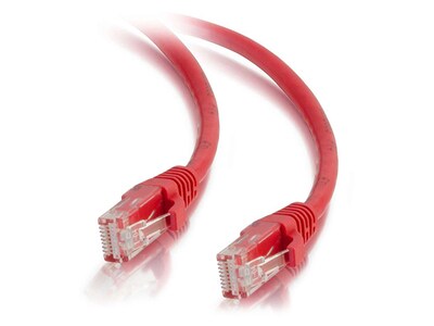 C2G 15223 0.9m (3') Cat5e Snagless Unshielded (UTP) Network Patch Cable - Red