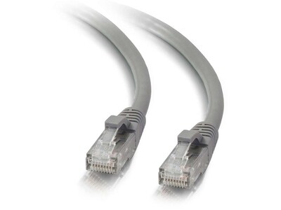 C2G 15187 1.5m (5') Cat5e Snagless Unshielded (UTP) Network Patch Cable - Grey