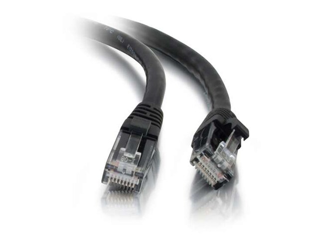 C2G 26969 0.3m (1') Cat5e Snagless Unshielded (UTP) Network Patch Cable - Black