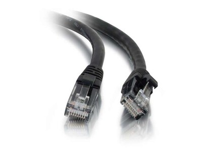 C2G 26969 0.3m (1’) Cat5e Snagless Unshielded (UTP) Network Patch Cable - Black