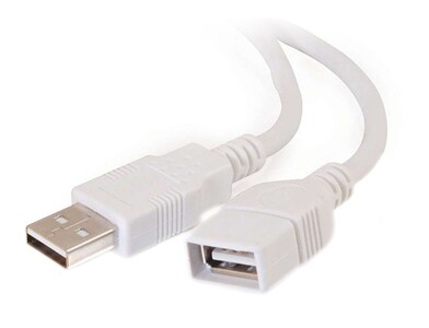 C2G 19003 1m (3.3') USB A/A Extension Cable - White