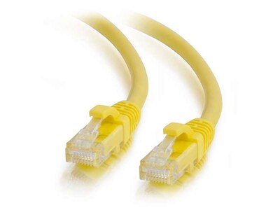 C2G 27190 30cm (1') Cat6 Snagless Unshielded (UTP) Network Patch Cable - Yellow