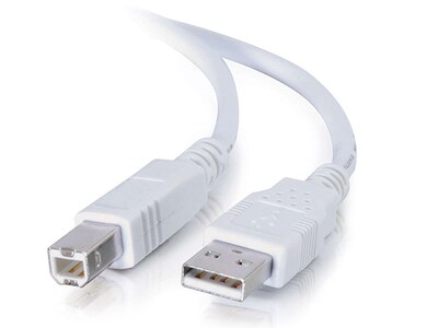 C2G 13171 1m (3.3') USB 2.0 A/B Cable - White