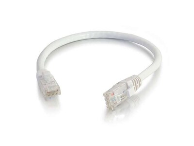 Câble de raccordement sans coupure CAT6 de 1 pi C2G 27160 - Blanc