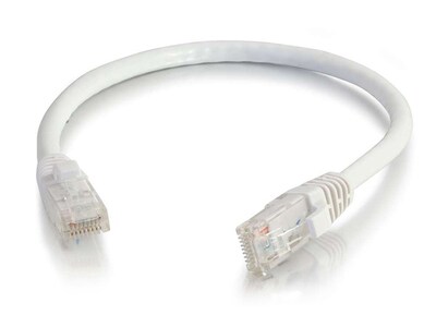 C2G 27161 1m (3') Cat6 Snagless Unshielded (UTP) Network Patch Cable - White
