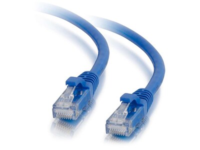 Câble de raccordement sans coupure CAT5 E de 14 pi C2G 15206 - Bleu