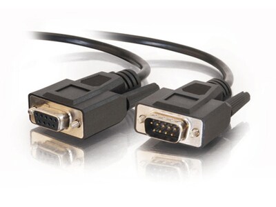 C2G 52033 7.6m (25') DB9 M/F Extension Cable - Black