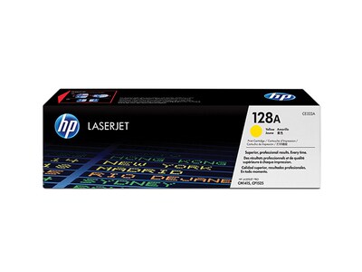 Cartouche d'encre LaserJet 128A (CE322A) pour imprimante laser de HP - jaune