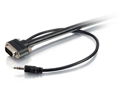 Câble A/V M à M 3,5 mm + VGA de 4.6m (15 pi) C2G 50227 - noir
