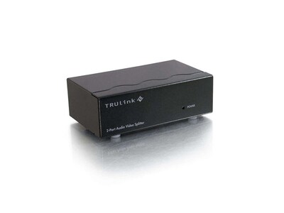 Câble adaptateur avec 2 ports UXGA répartiteur/ rallonge pour moniteur et audio 3,5 mm (Entrée femelle)