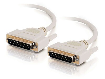 C2G 02664 0.9m (3') DB25 M/M Serial RS232 Cable