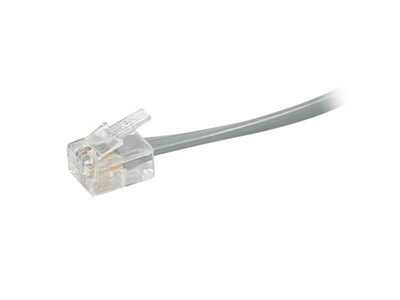 C2G 09593 15.2m (50') RJ11 6P4C Straight Modular Cable