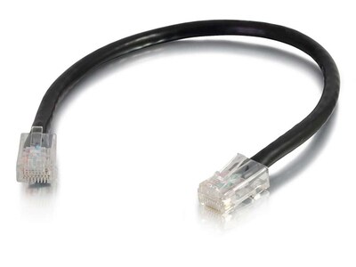 Câble de raccordement Cat5e pour réseau non-initialisé non-blindé (UTP) de 1 pi - Noir