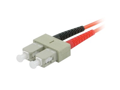 C2G 09130 3m (9.8') SC-ST 62.5/125 OM1 Duplex Multimode PVC Fiber Optic Cable - Orange