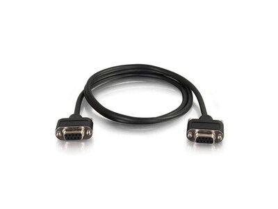 C2G 52182 22.8m (75') CMG-Rated DB9 Low Profile Null Modem F-F