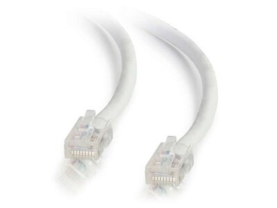 Câble de raccordement pour réseau Cat5e non-blindé non initialisé (UTP) de 14 pi - Blanc