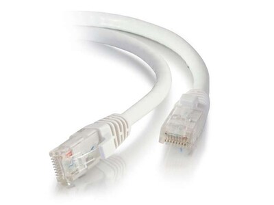 Câble de raccordement Cat5e pour réseau sans coupure non-blindé (UTP) de 14 pi - Blanc