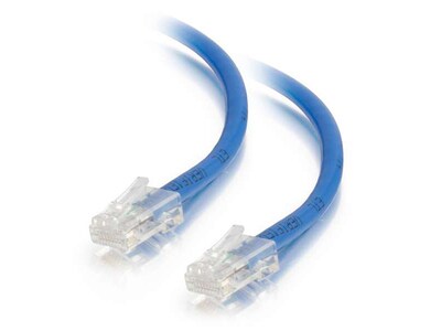 C2G 22709 4.5m (15') Cat5e Non-Booted Unshielded (UTP) Network Patch Cable - Blue