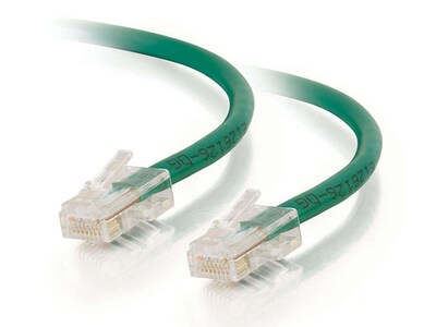 C2G 22704 7.6m (25') Cat5e Non-Booted Unshielded (UTP) Network Patch Cable - Green
