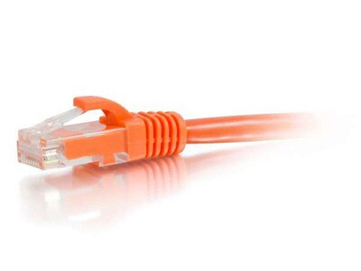 Câble de raccordement non-blindé sans coupure (UTP) pour réseau Cat6 de 14 pi - Orange
