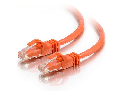 Câble de raccordement Cat6 sans coupure à croisement non-blindé (UTP) pour réseau de 7 pi - Orange