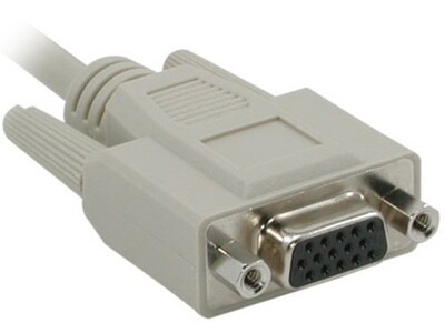 Câble de rallonge Economy HD15 SVGA M/F pour moniteur de 15 pi