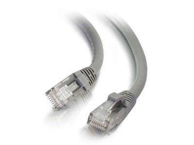 Câble de raccordement sans coupure non-blindé (UTP) pour réseau Cat6 de 15 pi - Gris