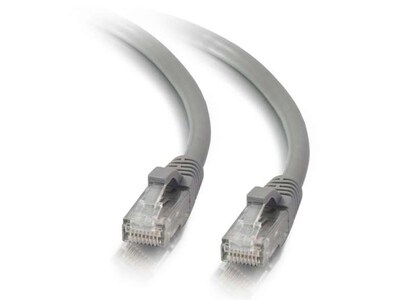 Câble de raccordement sans coupure non blindé (UTP) 00390 Cat5e de C2G pour réseau de 30 pi - Gris