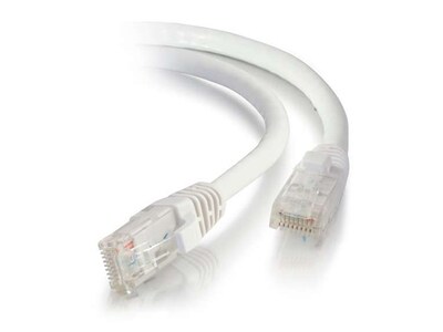 C2G 00490 9.1m (30') Cat5e Snagless Unshielded (UTP) Network Patch Cable - White
