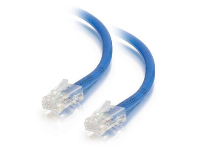 Câble de raccordement non-blindé non-initialisé (UTP) pour réseau Cat5e de 35 pi - Bleu