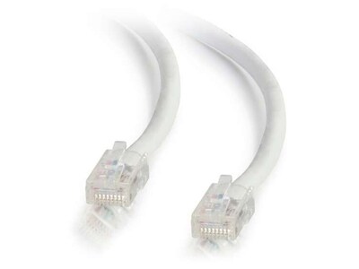 C2G 23796 15.2m (50') Cat5e Non-Booted Unshielded (UTP) Network Patch Cable - White