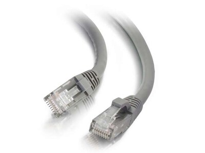 Câble de raccordement non-blindé sans coupure (UTP) pour réseau Cat6 de 35 pi - Gris