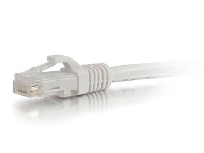 Câble de raccordement non-blindé sans coupure (UTP) pour réseau Cat6 de 35 pi - Blanc