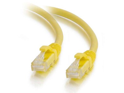 Câble de raccordement non-blindé sans coupure (UTP) pour réseau Cat5e de 50 pi - Jaune