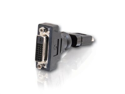 C2G 40932 360° Rotating HDMI Male to DVI-D Female Adapter - Black