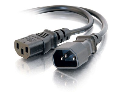 C2G 53407 3.6m (12') 18 AWG Computer Power Extension Cord (IEC320C14 to IEC320C13)