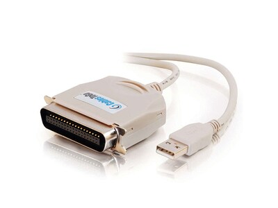Câble d'adaptation en parallèle pour imprimante USB à C 36 16898 de C2G de 1,8 m (6 pi)