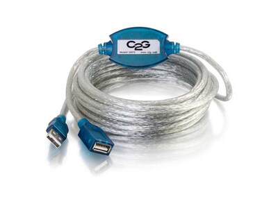 Câble d'extension USB 2.0 mâle A à femelle A actif de 5 m C2G